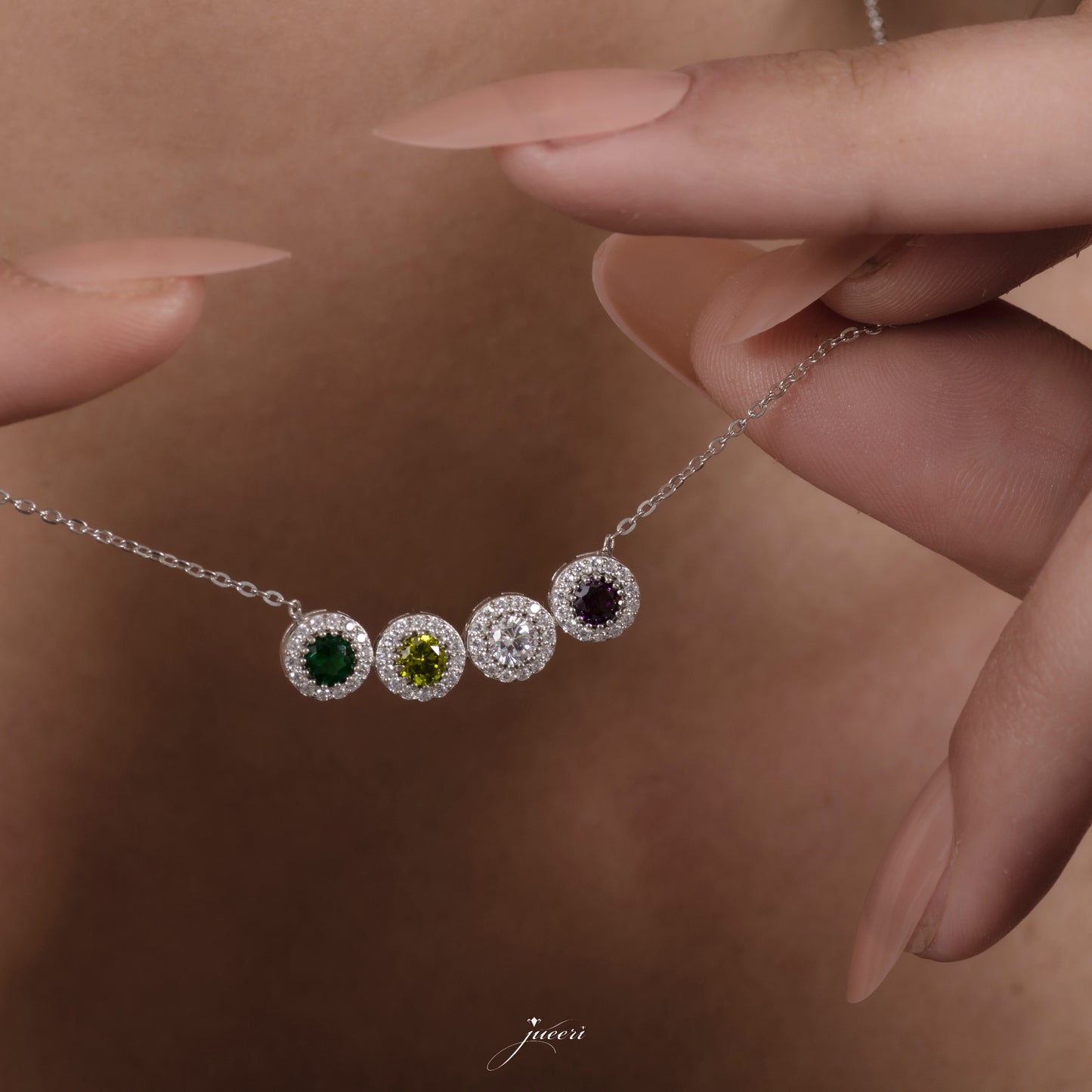 Personalized Birthstone Necklace