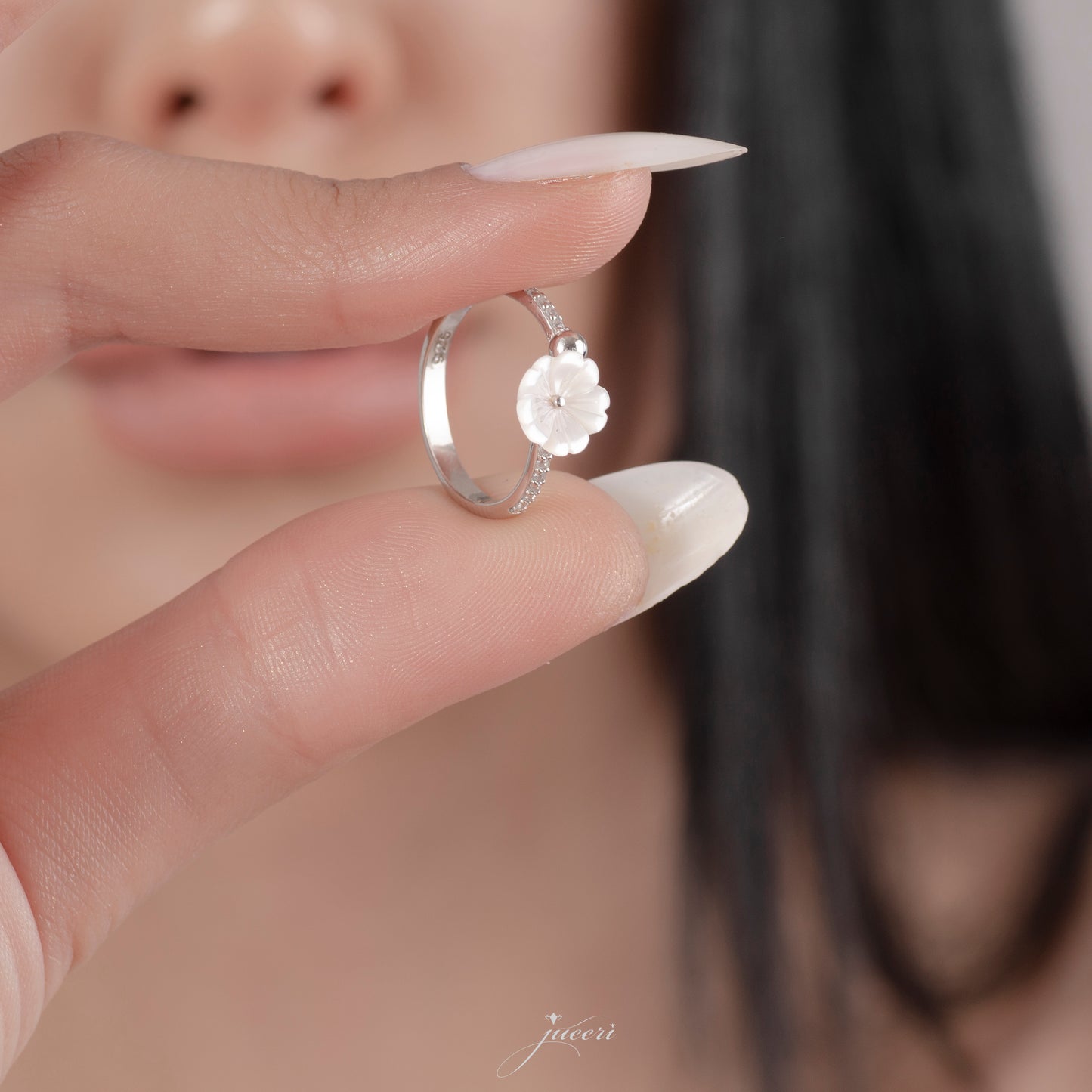 Adjustable Magnolia Ring