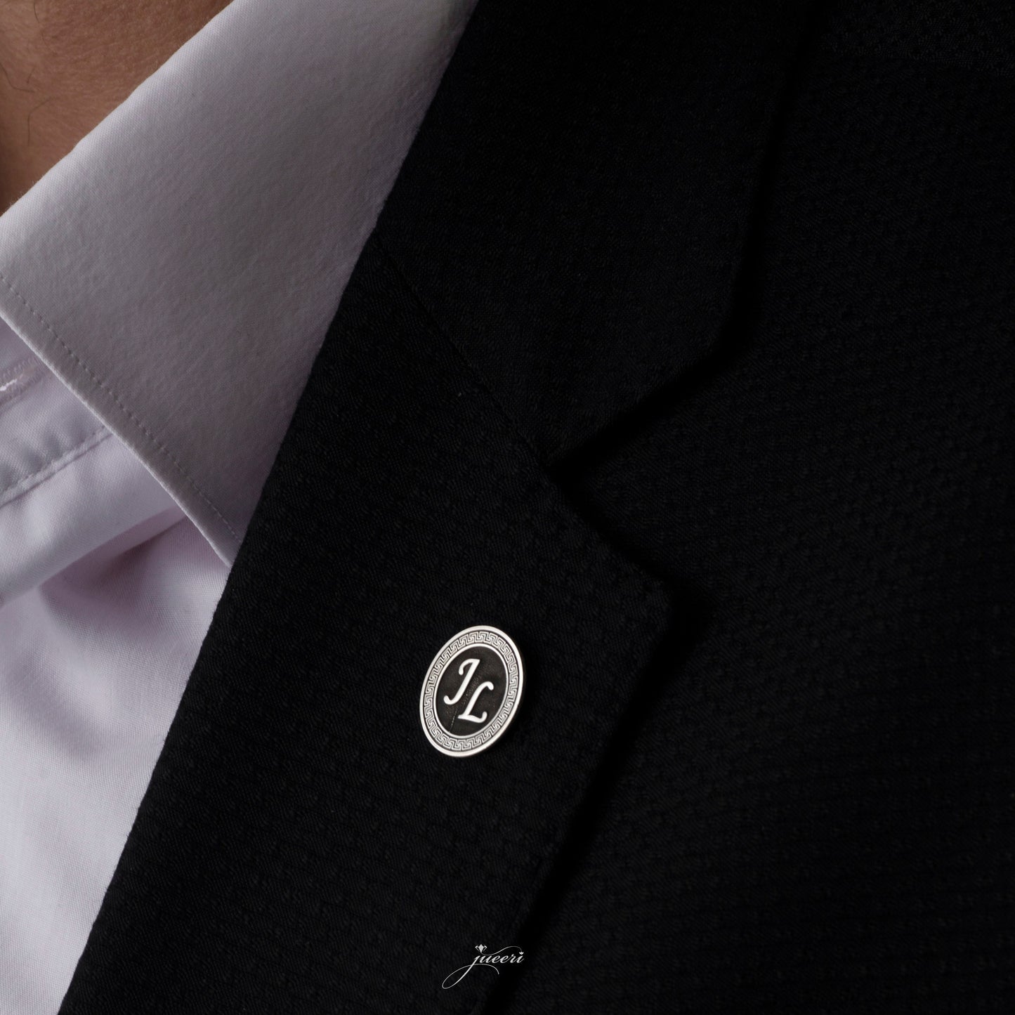 Custom Fingerprint Lapel Pin & Cufflinks