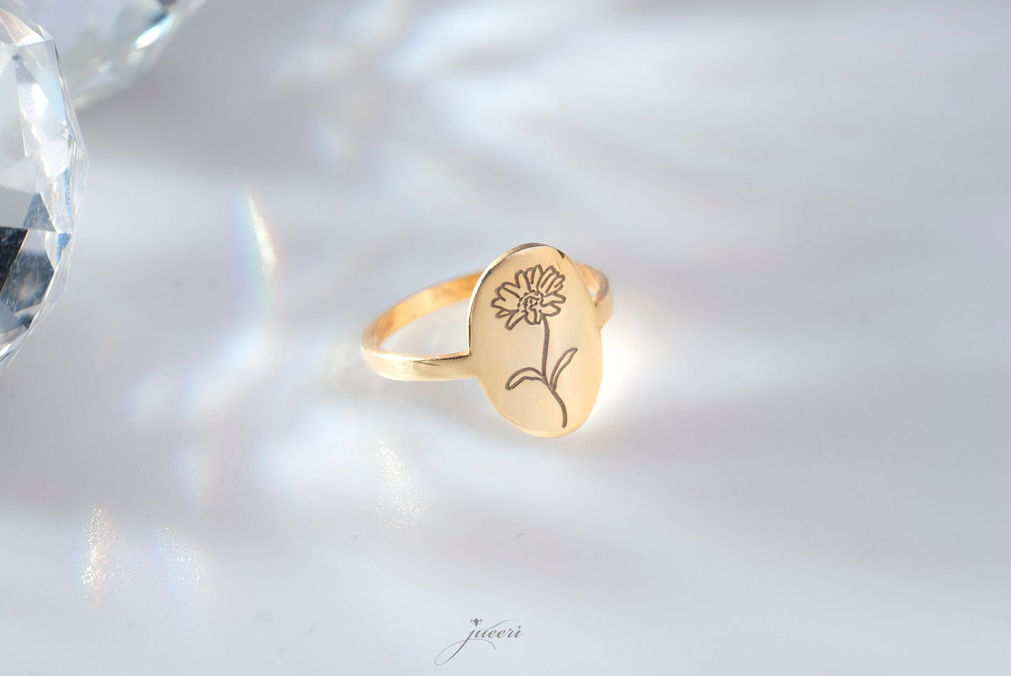 Birth Flower Ring