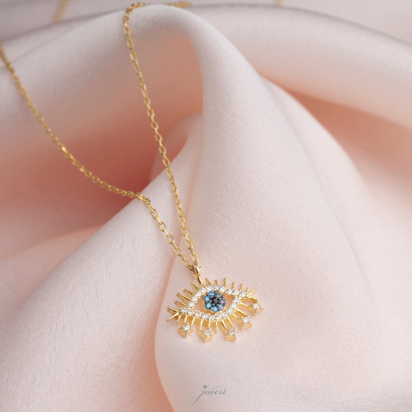 Dainty Evil Eye Necklace