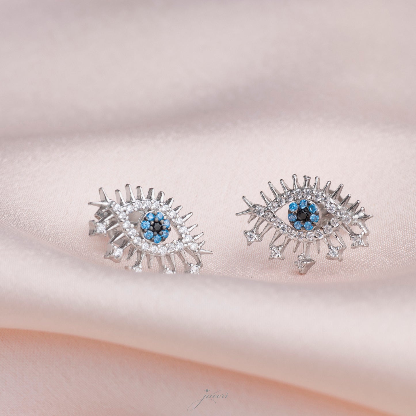 Evil Eye Stud Earrings