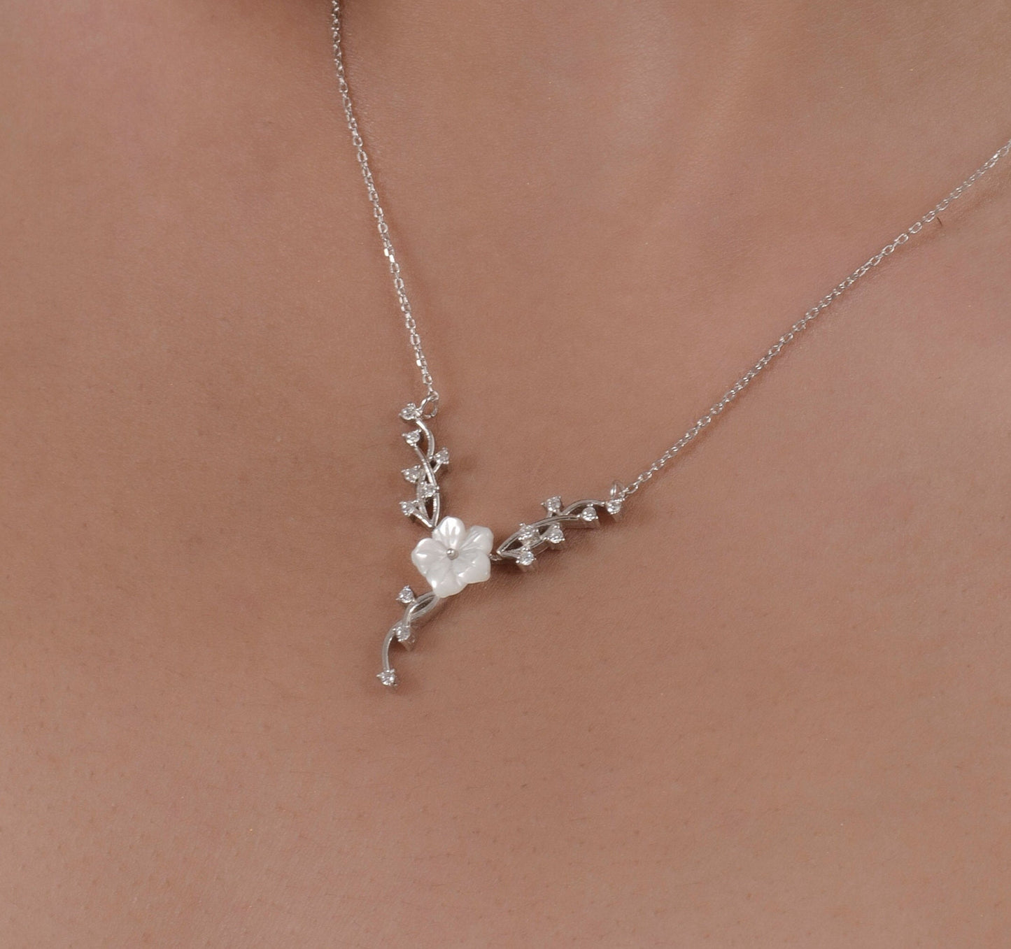 Nature-Inspired Silver Necklaces