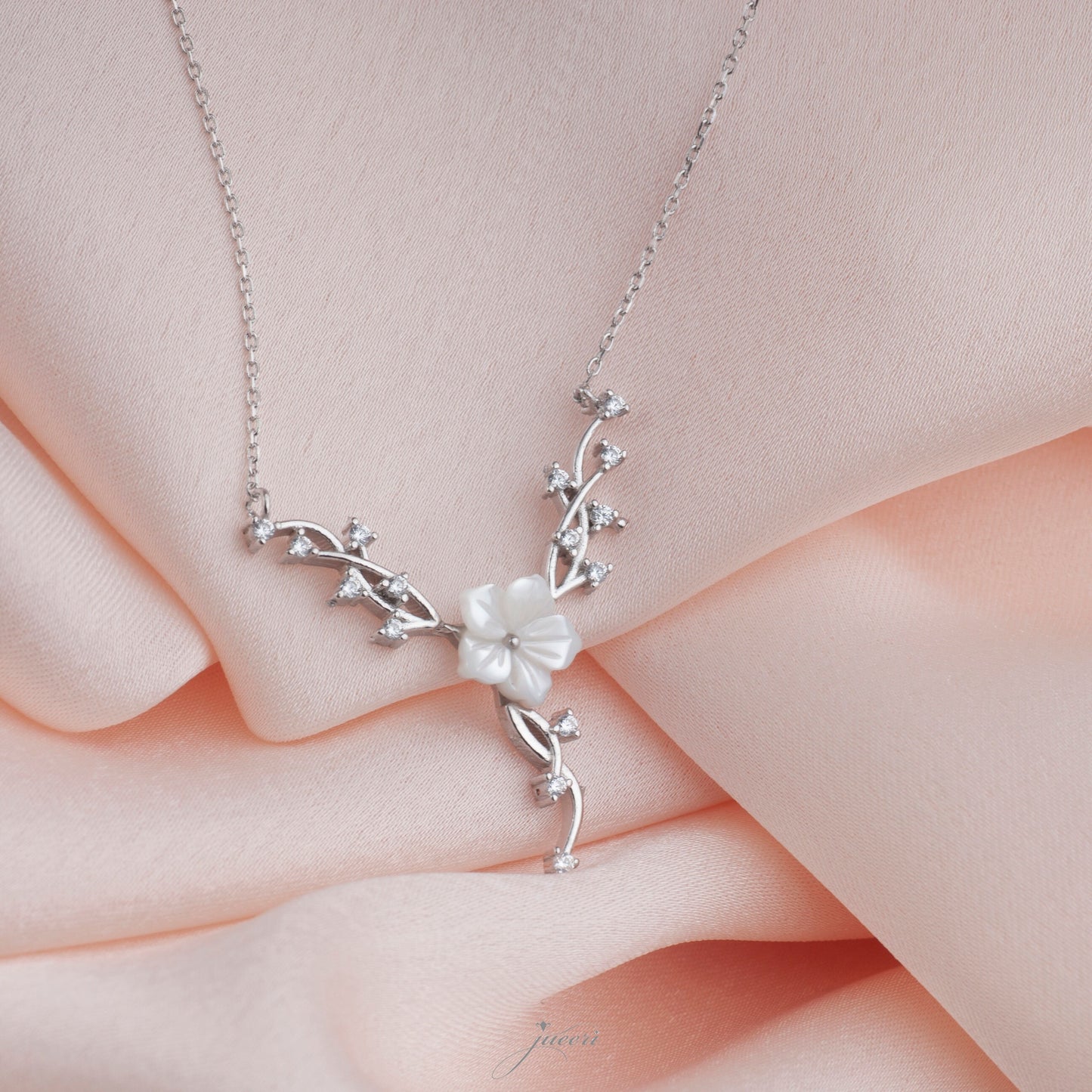 Nature-Inspired Silver Necklaces